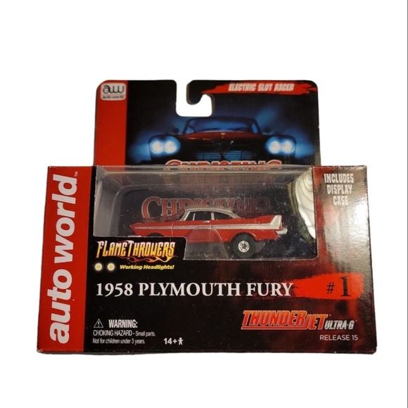 New in Box Auto World Electric Slot Racer Christine 1958 Plymouth Fury - Picture 1 of 7